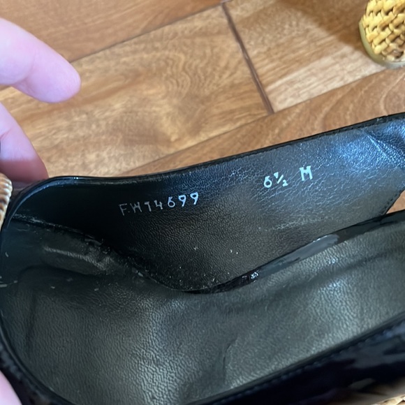 Stuart weitzman wicker woven heels - Picture 6 of 8